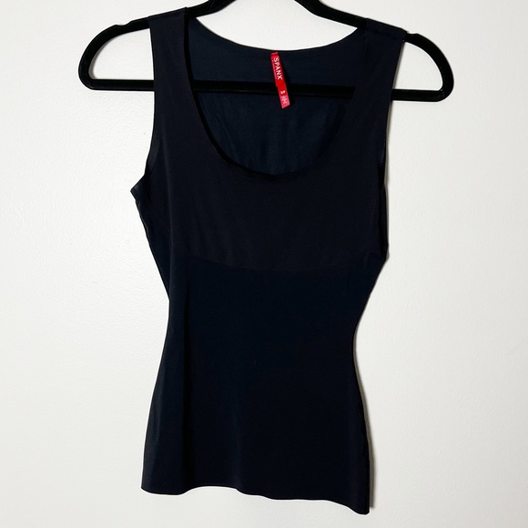 Spanx Thinstincts Tank Black Shapewear Small - Picture 2 of 6